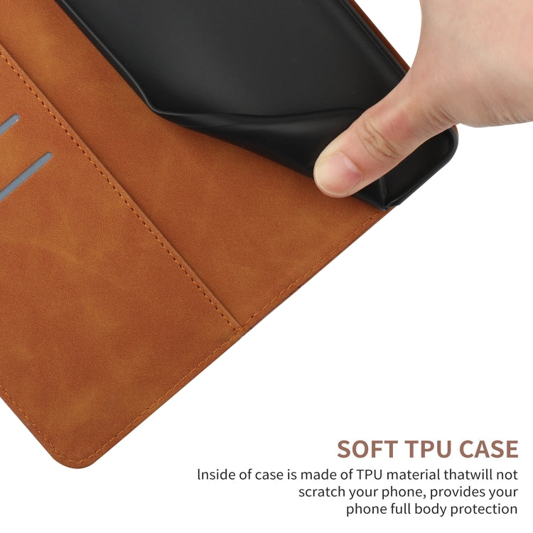 For Google Pixel 9 Pro Stitching Embossed Leather Phone Case(Brown) - Google Cases by PMC TechLife | Online Shopping South Africa | PMC TechLife | Buy Now Pay Later Mobicred