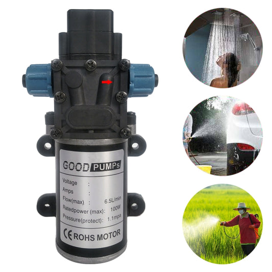 DC24V 100W Reflux Double Thread Positive Pump Diaphragm 8L Atomizing Spray Water Pump for Car Washing / Irrigation - Car washing supplies by PMC Jewellery | Online Shopping South Africa | PMC Jewellery | Buy Now Pay Later Mobicred