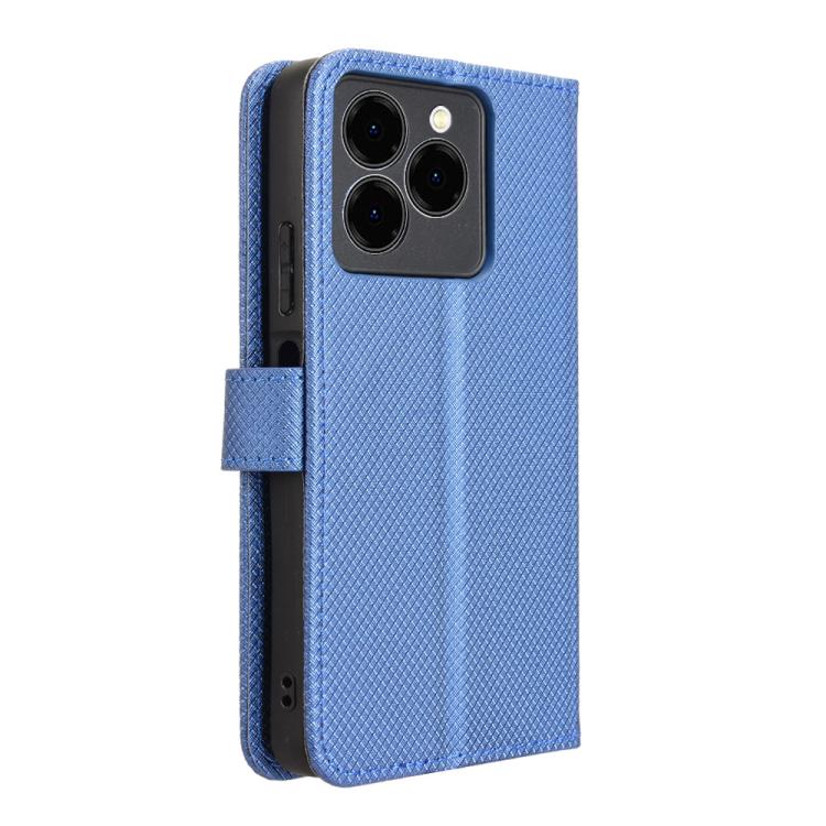 For Ulefone Note 20 Pro Diamond Texture Leather Phone Case(Blue) - Ulefone Cases by PMC TechLife | Online Shopping South Africa | PMC TechLife | Buy Now Pay Later Mobicred