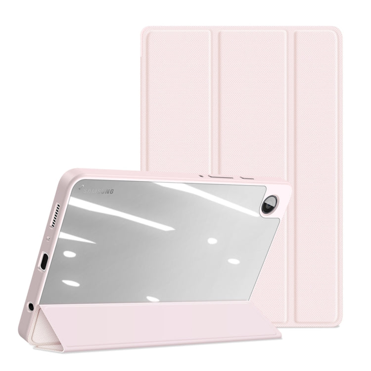 For Samsung Galaxy Tab A9 DUX DUCIS TOBY Series Antiskid Leather Tablet Case with Sleep / Wake-up Function(Pink) - Galaxy Tab A9 by DUX DUCIS | Online Shopping South Africa | PMC Jewellery | Buy Now Pay Later Mobicred