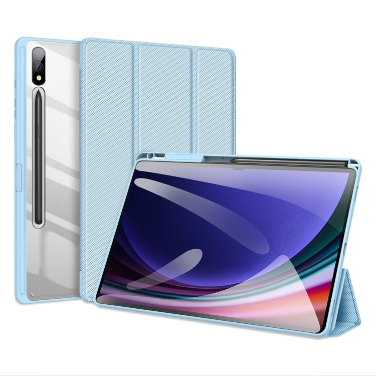 For Samsung Galaxy Tab S10+ DUX DUCIS TOBY Series Antiskid Leather Tablet Case with Sleep / Wake-up Function(Blue) - free shipping - PMC Jewellery - Order now!