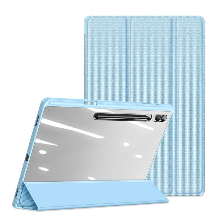 For Samsung Galaxy Tab S10 Ultra DUX DUCIS TOBY Series Antiskid Leather Tablet Case with Sleep / Wake-up Function(Blue) - Tab S10 Ultra Cases by DUX DUCIS | Online Shopping South Africa | PMC Jewellery | Buy Now Pay Later Mobicred