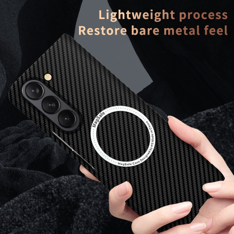 For Samsung Galaxy Z Fold5 Carbon Fiber Texture MagSafe Magnetic Phone Case(Red) - free shipping - PMC TechLife - Order now!