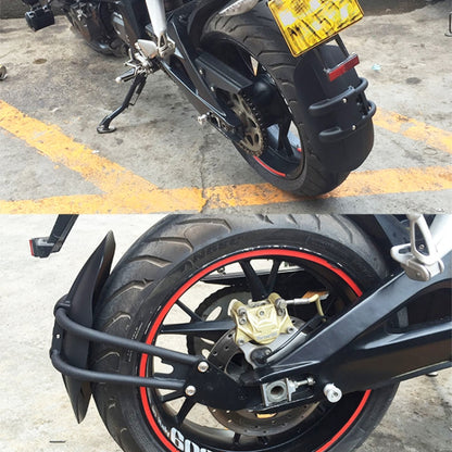 Motorcycle Stainless Steel Modified Rear Wheel Fender Dustproof Splash Flaps Mudguards Fender Guard, Style:B Style Foot - Others by PMC Jewellery | Online Shopping South Africa | PMC Jewellery | Buy Now Pay Later Mobicred