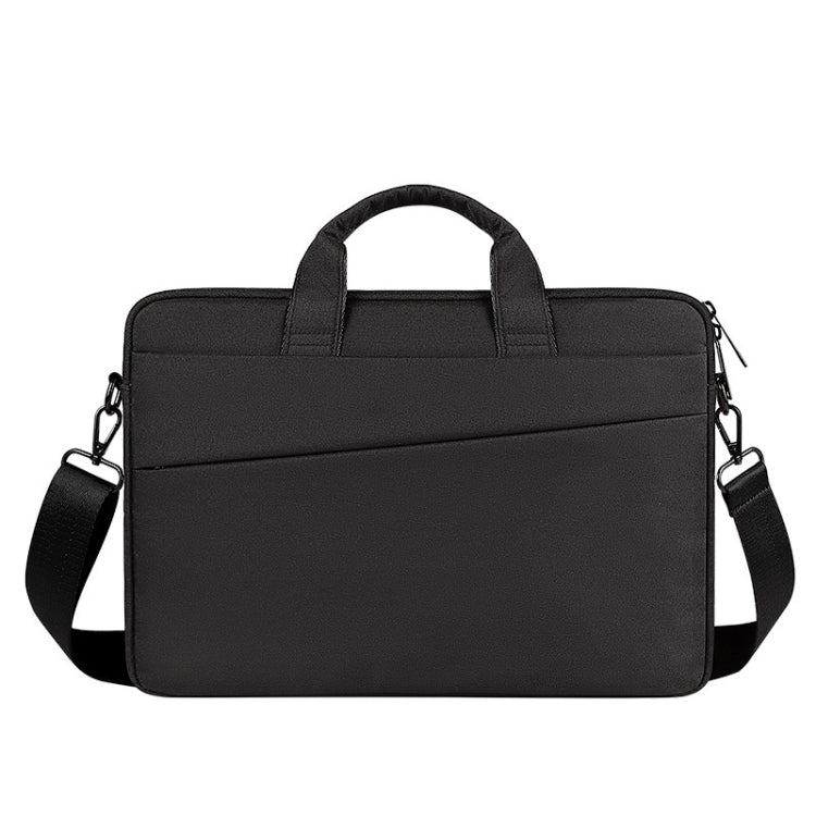 For 13.3 inch ST01S Waterproof Oxford Laptop Diagonal Shoulder Handbag(Black) - 13.3 inch by PMC Jewellery | Online Shopping South Africa | PMC Jewellery | Buy Now Pay Later Mobicred