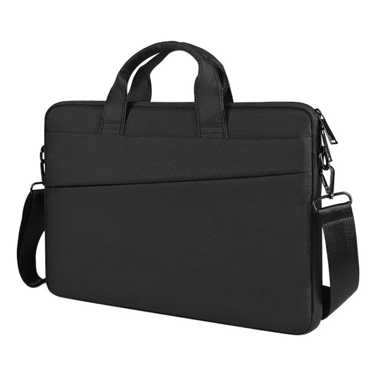 For 13.3 inch ST01S Waterproof Oxford Laptop Diagonal Shoulder Handbag(Black) - 13.3 inch by PMC Jewellery | Online Shopping South Africa | PMC Jewellery | Buy Now Pay Later Mobicred