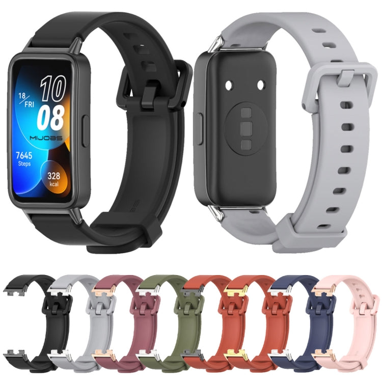 For Huawei Band 8 / 9 / 10 Mijobs Silicone Breathable Watch Band(Black) - free shipping - PMc TechLife - Order now!