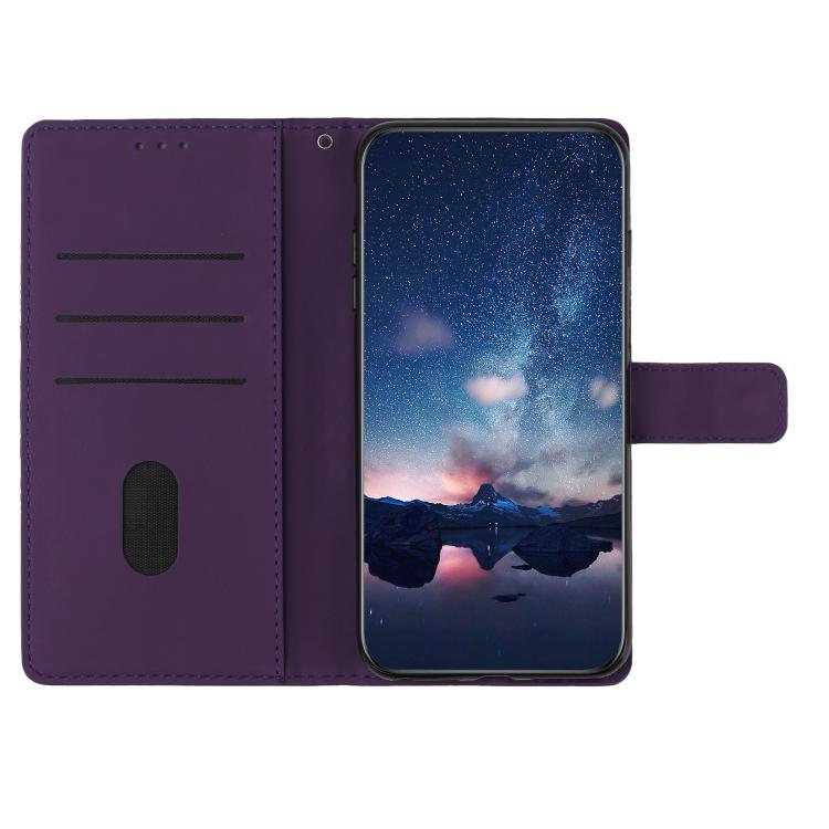 For iPhone 16e Diamond Embossed Skin Feel Leather Phone Case(Purple) - free shipping - PMC TechLife - Order now!