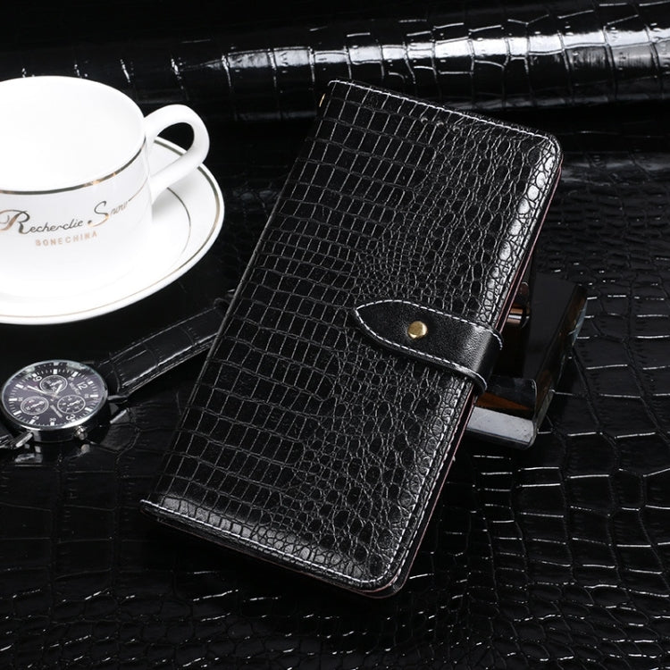 For vivo X100 Pro idewei Crocodile Texture Leather Phone Case(Black) - vivo Cases by idewei | Online Shopping South Africa | PMC TechLife | Buy Now Pay Later Mobicred
