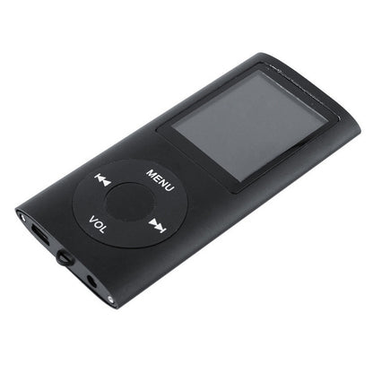 1.8 inch TFT Screen Metal MP4 Player With 8G TF Card+Earphone+Cable(Black) - MP4 Player by PMC Jewellery | Online Shopping South Africa | PMC Jewellery | Buy Now Pay Later Mobicred