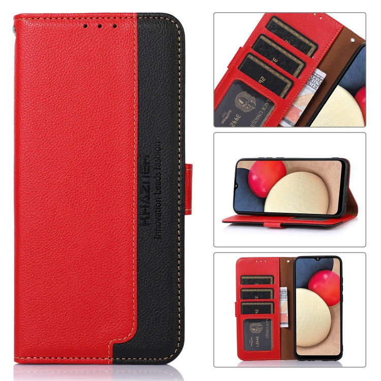 For OPPO Find X7 Pro / Find X7 Ultra KHAZNEH Litchi Texture Leather RFID Phone Case(Red) - Find X7 Ultra Cases by PMC Jewellery | Online Shopping South Africa | PMC Jewellery | Buy Now Pay Later Mobicred