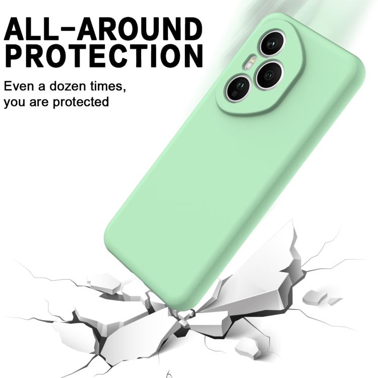 For Honor 400 Pro Global 160.8mm Solid Color Liquid Silicone Dropproof Full Coverage Phone Case(Green) - free shipping - PMC TechLife - Order now!