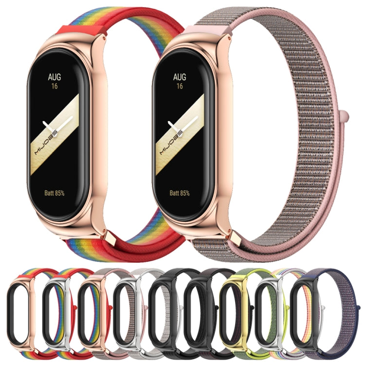 For Xiaomi Mi Band 8 Mijobs CS Case Breathable Nylon Loop Watch Band(Bright Yellow) - free shipping - PMc TechLife - Order now!