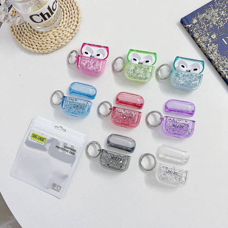 For AirPods 3 Silver Foil Epoxy Bluetooth Earphone Protective Case(Black) - free shipping - PMC Jewellery - Order now!