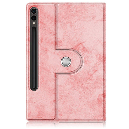 For Samsung Galaxy Tab S9 360 Rotation Stand Smart Leather Tablet Case(Pink) - Galaxy Tab S9 Cases by PMC Jewellery | Online Shopping South Africa | PMC Jewellery | Buy Now Pay Later Mobicred