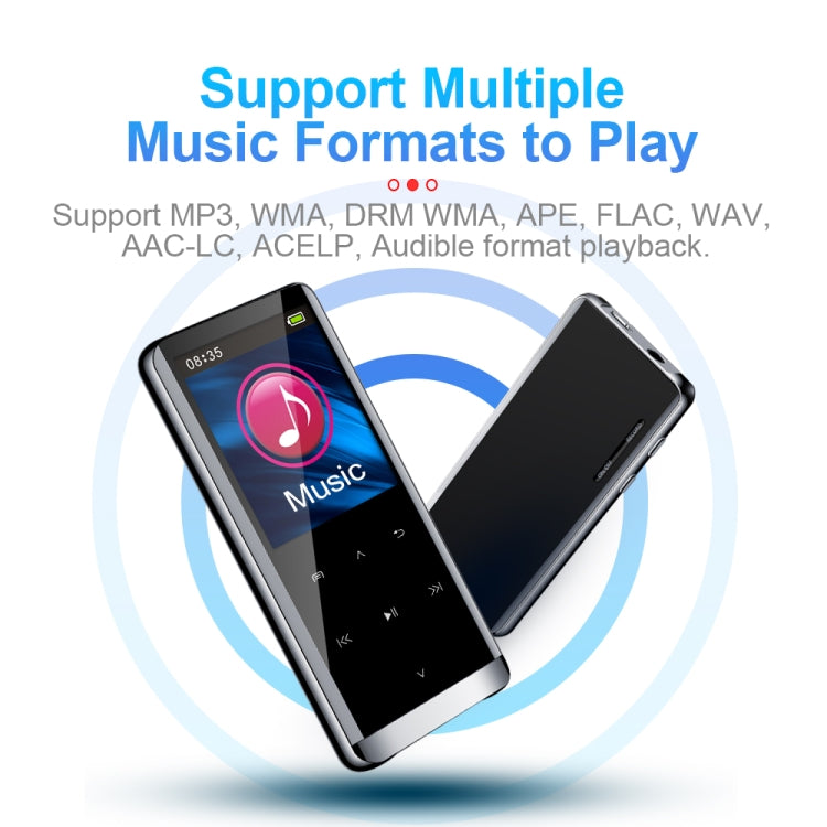 JNN M13 1.8 Inch LCD Screen Touch HiFi MP3 Player, Memory:32GB(With Bluetooth) - free shipping - PMC TechLife - Order now!
