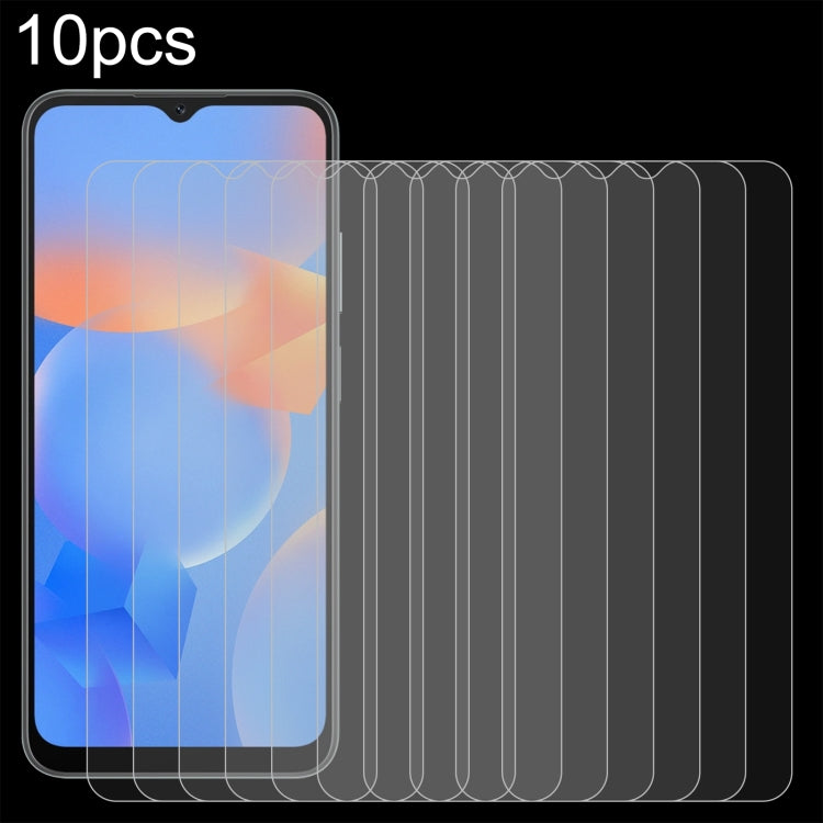 For Blackview A52 Pro 10pcs 0.26mm 9H 2.5D Tempered Glass Film - For Blackview by PMC TechLife | Online Shopping South Africa | PMC TechLife | Buy Now Pay Later Mobicred