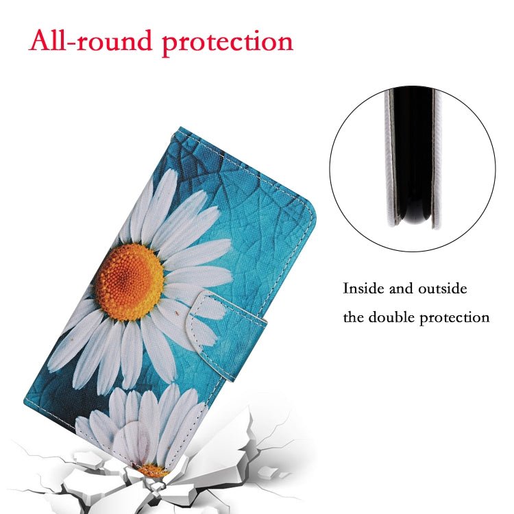 For iPhone 16 Pro 3D Colored Drawing Flip Leather Phone Case(Chrysanthemum) - iPhone 16 Pro Cases by PMC Jewellery | Online Shopping South Africa | PMC Jewellery | Buy Now Pay Later Mobicred