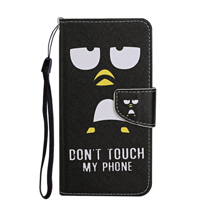 For iPhone 16 Plus 3D Colored Drawing Flip Leather Phone Case(Penguins) - iPhone 16 Plus Cases by PMC Jewellery | Online Shopping South Africa | PMC Jewellery | Buy Now Pay Later Mobicred