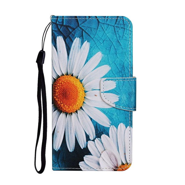 For iPhone 16 3D Colored Drawing Flip Leather Phone Case(Chrysanthemum) - iPhone 16 Cases by PMC Jewellery | Online Shopping South Africa | PMC Jewellery | Buy Now Pay Later Mobicred