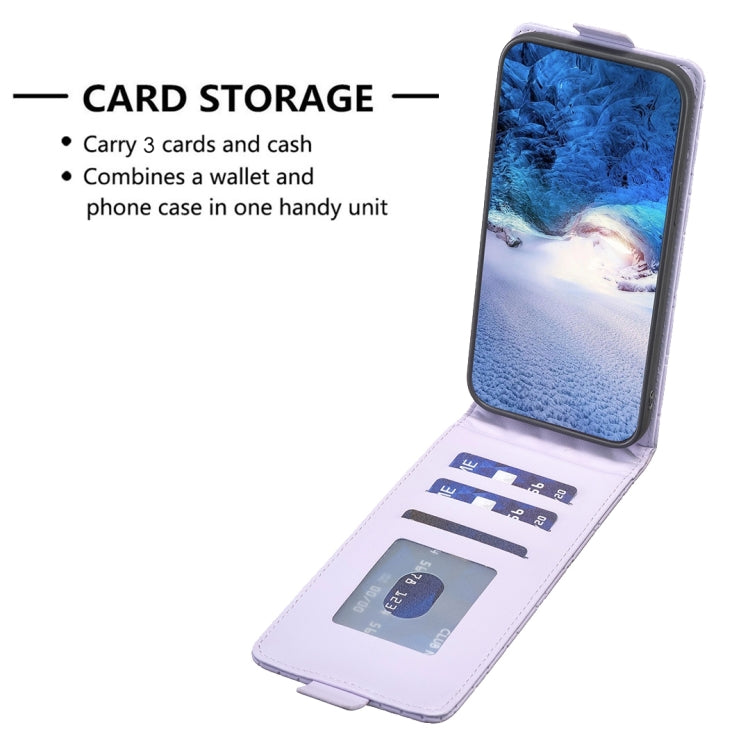 For Redmi Note 12 Pro+ Global Diamond Lattice Vertical Flip Leather Phone Case(Purple) - free shipping - PMC TechLife - Order now!
