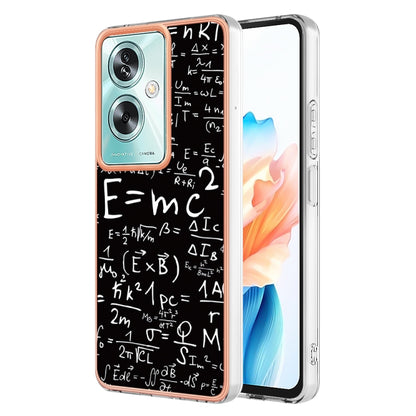 For OPPO A79 5G Global Electroplating Marble Dual-side IMD Phone Case(Equation) - OPPO Cases by PMC Jewellery | Online Shopping South Africa | PMC Jewellery | Buy Now Pay Later Mobicred