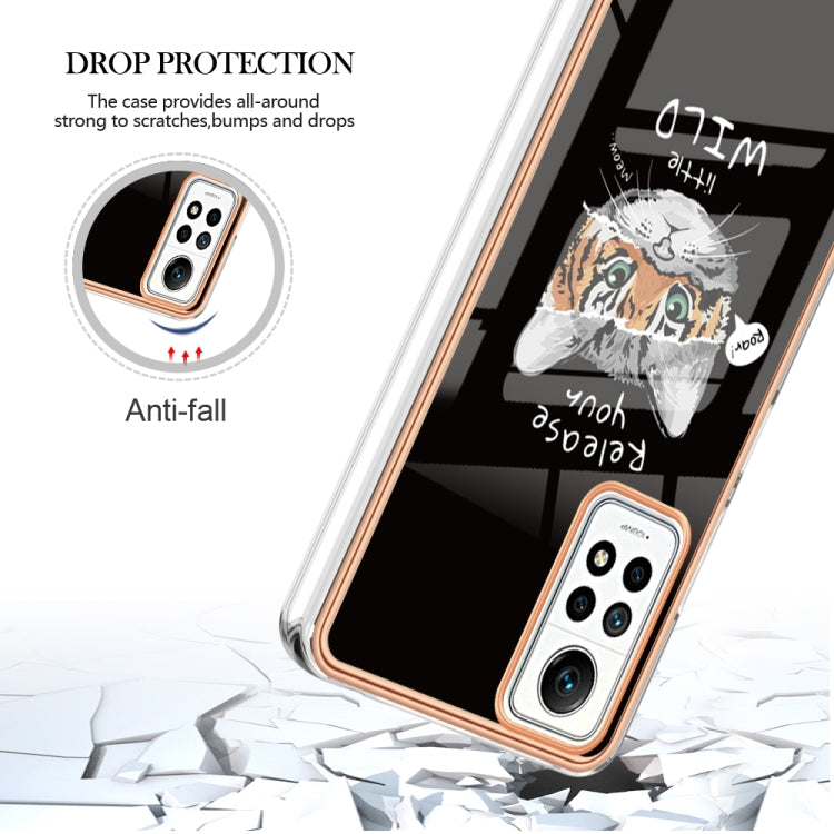 For Xiaomi Redmi Note 12 Pro 4G Global Electroplating Marble Dual-side IMD Phone Case(Natural Growth) - free shipping - PMC TechLife - Order now!