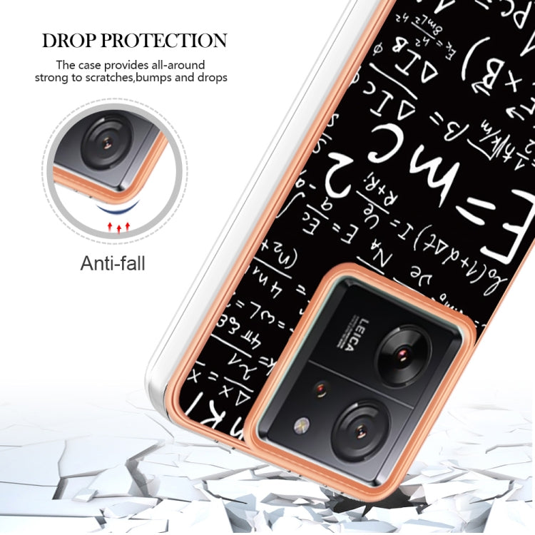 For Xiaomi 13T/13T Pro Electroplating Marble Dual-side IMD Phone Case(Equation) - free shipping - PMC TechLife - Order now!