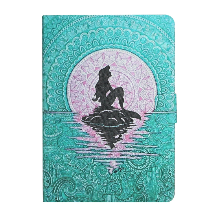 For Amazon Kindle Fire Max 11 Colored Drawing Smart Leather Tablet Case(Mermaid) - Amazon by PMC TechLife | Online Shopping South Africa | PMC TechLife | Buy Now Pay Later Mobicred