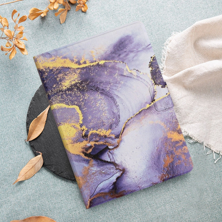 For Amazon Kindle Fire Max 11 Colored Drawing Marble Smart Leather Tablet Case(Purple Marble) - free shipping - PMC TechLife - Order now!