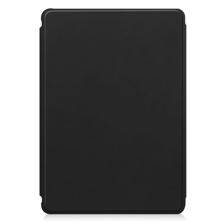 For Samsung Galaxy Tab S9 FE+ / S10+ 360 Rotation Transparent Smart Leather Case(Black) - Galaxy Tab S9 FE+ by PMC Jewellery | Online Shopping South Africa | PMC Jewellery | Buy Now Pay Later Mobicred