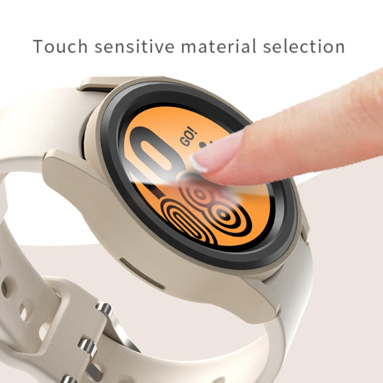 For Samsung Galaxy Watch 6 Classic 43mm Half-inclusive PC Watch Protective Case(White) - Watch Cases by PMC TechLife | Online Shopping South Africa | PMC TechLife