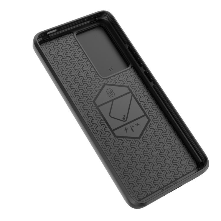 For Xiaomi Redmi K60 5G Sliding Camshield TPU + PC Shockproof Phone Case with Holder(Blue) - Xiaomi Cases by PMC TechLife | Online Shopping South Africa | PMC TechLife | Buy Now Pay Later Mobicred