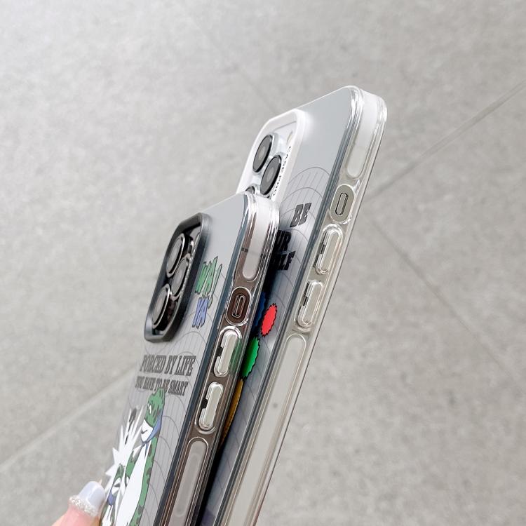 For iPhone 16 Plus Electroplated Silver Series PC Protective Phone Case(Frog) - iPhone 16 Plus Cases by PMC TechLife | Online Shopping South Africa | PMC TechLife | Buy Now Pay Later Mobicred
