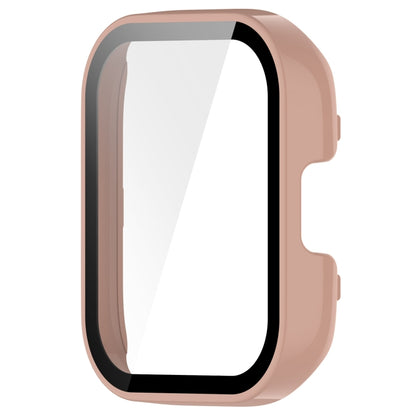 For Xiaomi Mi Watch Lite 3 PC + Tempered Film Integrated Watch Protective Case(Pink) - Watch Cases by PMC Jewellery | Online Shopping South Africa | PMC Jewellery