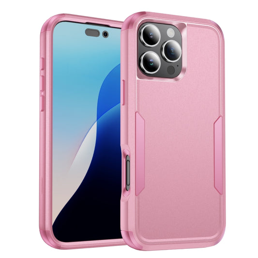 For iPhone 16 Pro Max Commuter Shockproof TPU + PC Phone Case(Pink) - iPhone 16 Pro Max Cases by PMC Jewellery | Online Shopping South Africa | PMC Jewellery | Buy Now Pay Later Mobicred