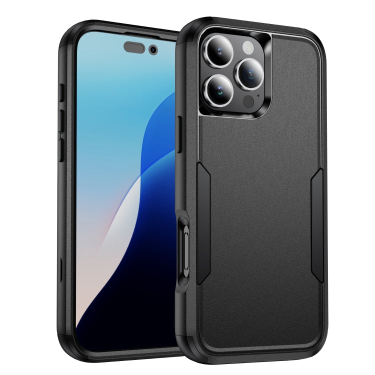 For iPhone 16 Pro Commuter Shockproof TPU + PC Phone Case(Black) - iPhone 16 Pro Cases by PMC TechLife | Online Shopping South Africa | PMC TechLife | Buy Now Pay Later Mobicred