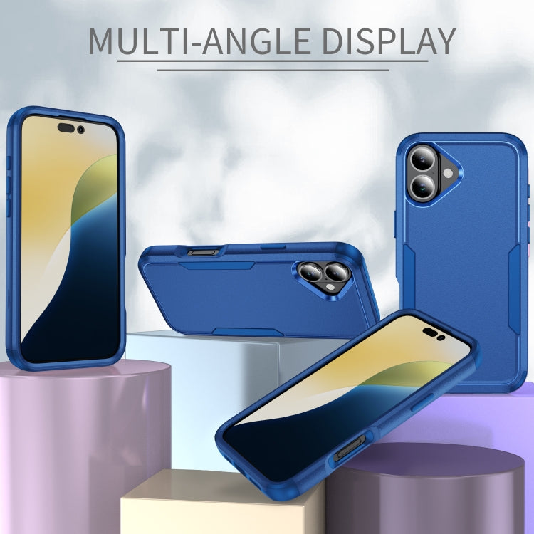For iPhone 16 Plus Commuter Shockproof TPU + PC Phone Case(Royal Blue) - iPhone 16 Plus Cases by PMC TechLife | Online Shopping South Africa | PMC TechLife | Buy Now Pay Later Mobicred