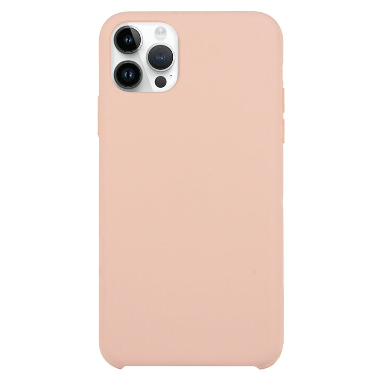 For iPhone 16 Pro Max Solid Silicone Phone Case(Pink) - iPhone 16 Pro Max Cases by PMC TechLife | Online Shopping South Africa | PMC TechLife | Buy Now Pay Later Mobicred