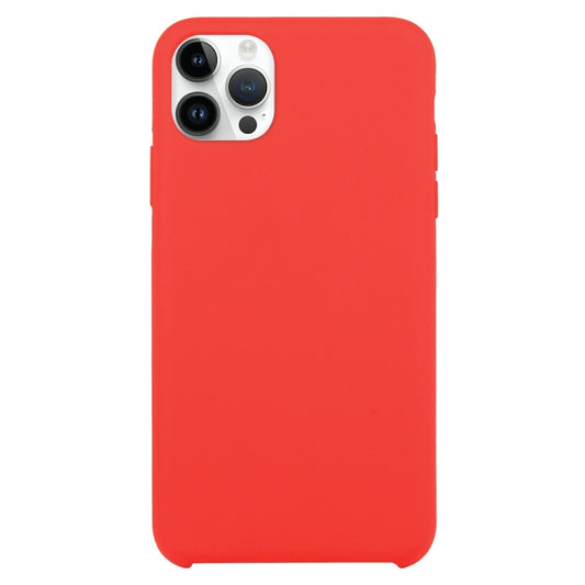 For iPhone 16 Pro Solid Silicone Phone Case(Red) - iPhone 16 Pro Cases by PMC Jewellery | Online Shopping South Africa | PMC Jewellery | Buy Now Pay Later Mobicred