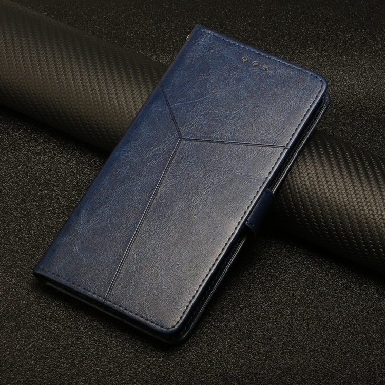 For Motorola Edge 5G 2024 HT01 Y-shaped Pattern Flip Leather Phone Case(Blue) - Motorola Cases by PMC Jewellery | Online Shopping South Africa | PMC Jewellery | Buy Now Pay Later Mobicred