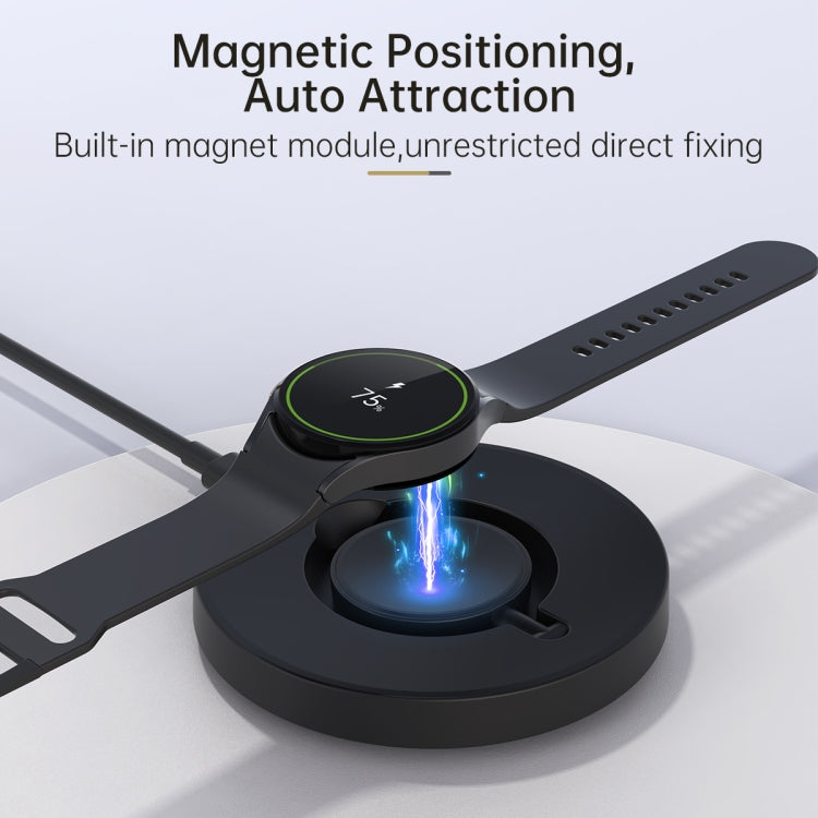 For Samsung Watch V17S Foldable Magnetic Wireless Charger(Black) - Charger by PMC TechLife | Online Shopping South Africa | PMC TechLife | Buy Now Pay Later Mobicred
