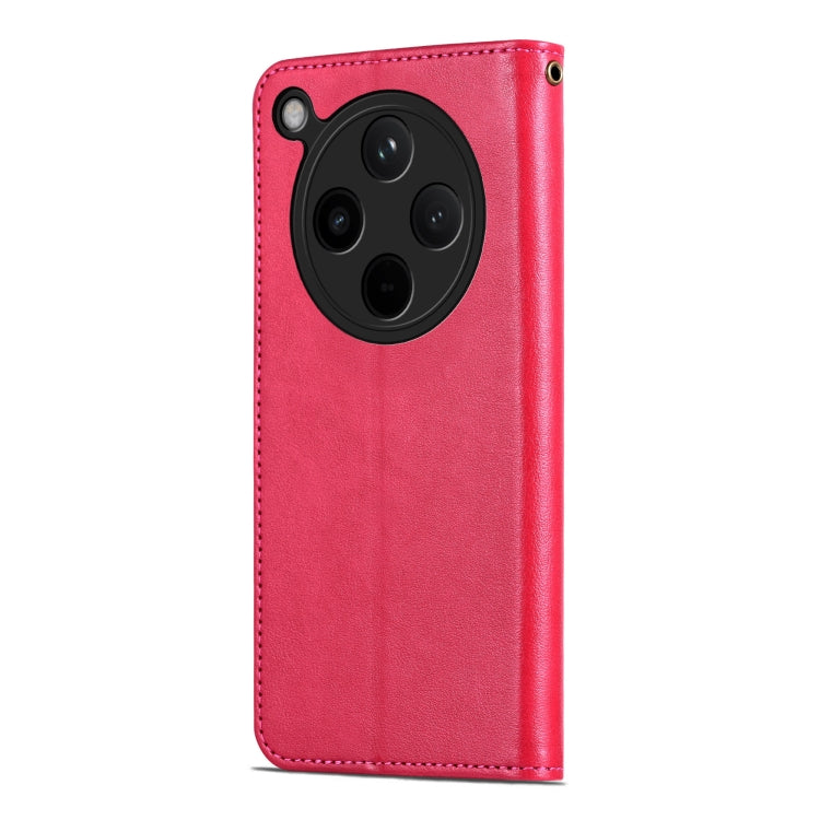 For OPPO Find X8 AZNS Sheepskin Texture Flip Leather Phone Case(Red) - Find X8 Cases by AZNS | Online Shopping South Africa | PMC Jewellery | Buy Now Pay Later Mobicred