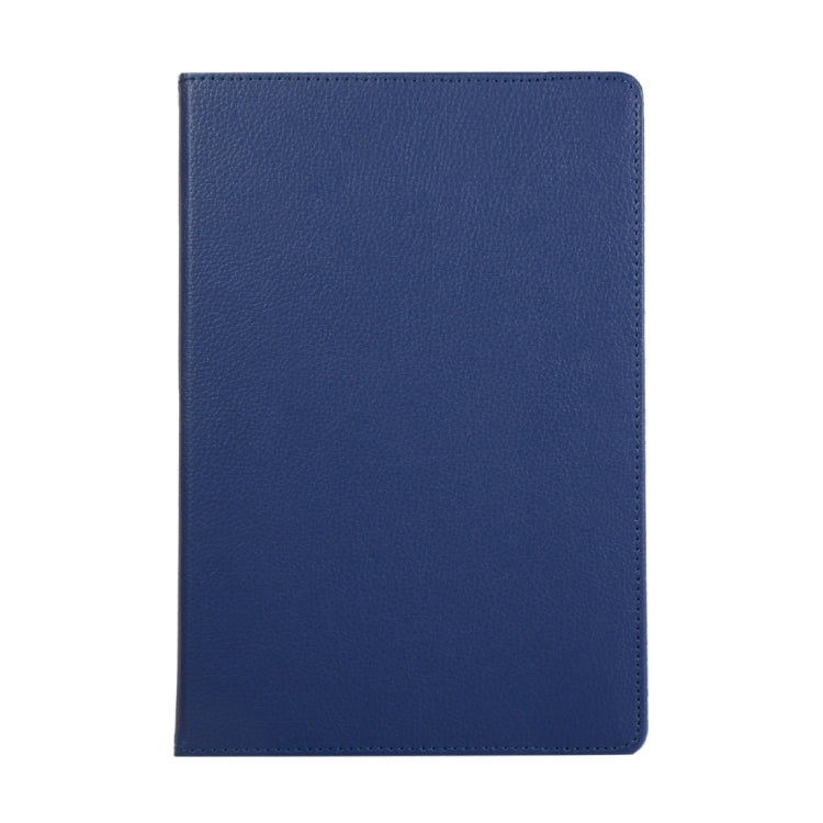 For Samsung Galaxy Tab S9 360 Degrees Rotation Holder Litchi Texture Leather Tablet Case(Blue) - Galaxy Tab S9 Cases by PMC Jewellery | Online Shopping South Africa | PMC Jewellery | Buy Now Pay Later Mobicred