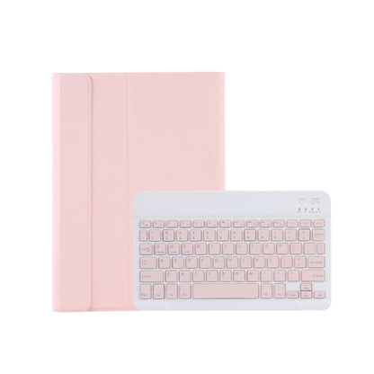 For Samsung Galaxy Tab S9 A710B Candy Color TPU Bluetooth Keyboard Leather Tablet Case with Pen Holder(Pink) - Samsung Keyboard by PMC Jewellery | Online Shopping South Africa | PMC Jewellery