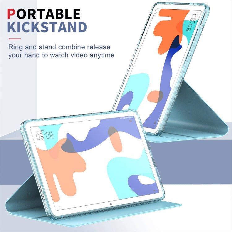 For Huawei MatePad 10.4 Clear 360 Rotation Stand Smart Leather Tablet Case(Baby Blue) - Huawei by PMC TechLife | Online Shopping South Africa | PMC TechLife | Buy Now Pay Later Mobicred