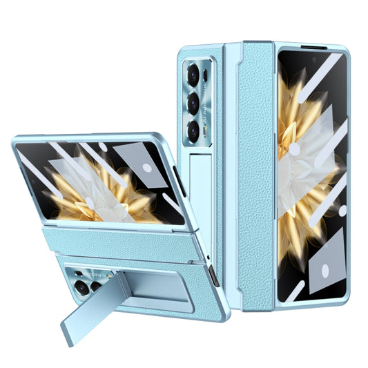 For Honor Magic V2 Shield Series Integrated Folding Phone Case(Light Blue) - Honor Cases by PMC Jewellery | Online Shopping South Africa | PMC Jewellery | Buy Now Pay Later Mobicred