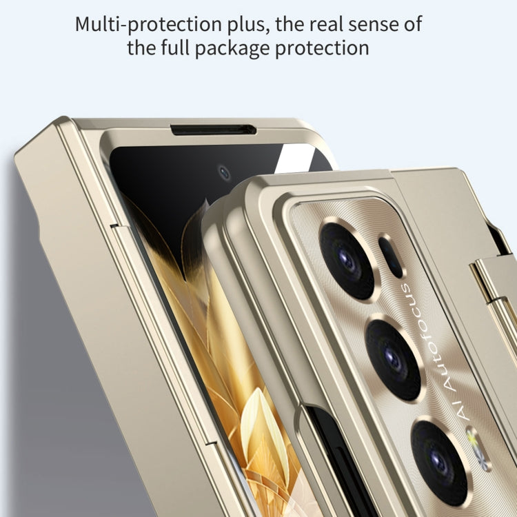 For Honor Magic V2 Integrated Folding Phone Case with Hinge(Silver) - free shipping - PMC TechLife - Order now!