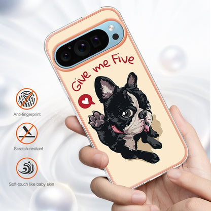 For Google Pixel 9 Pro XL Electroplating Dual-side IMD Phone Case(Lucky Dog) - Google Cases by PMC Jewellery | Online Shopping South Africa | PMC Jewellery | Buy Now Pay Later Mobicred