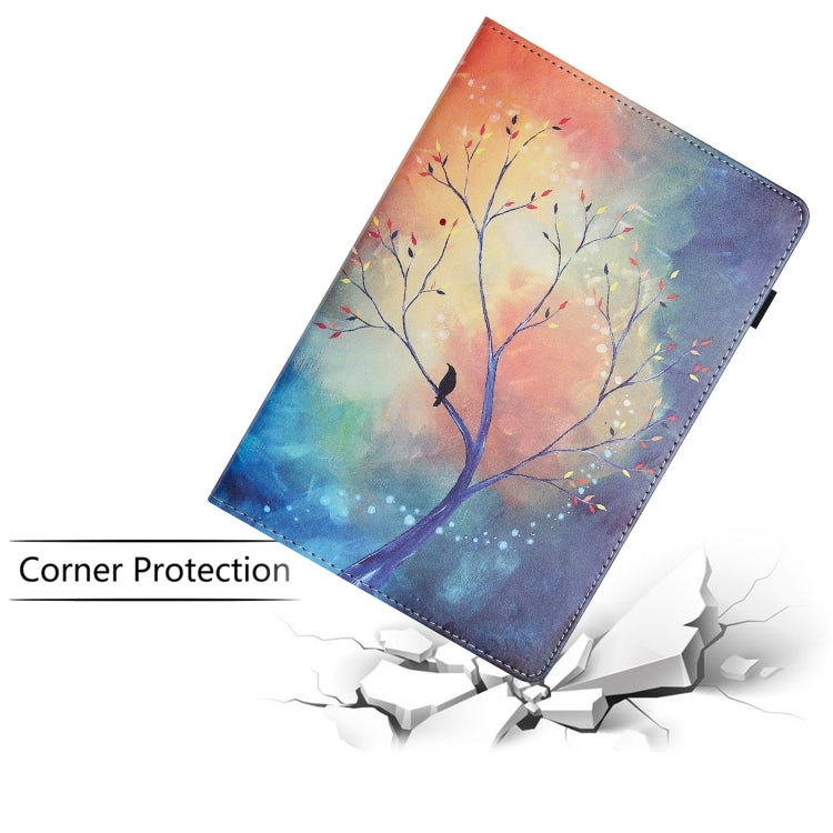 For iPad Pro 11 2024 Sewing Litchi Texture Smart Leather Tablet Case(Oil Painting Tree) - iPad Pro 11 2024 Cases by PMC TechLife | Online Shopping South Africa | PMC TechLife | Buy Now Pay Later Mobicred